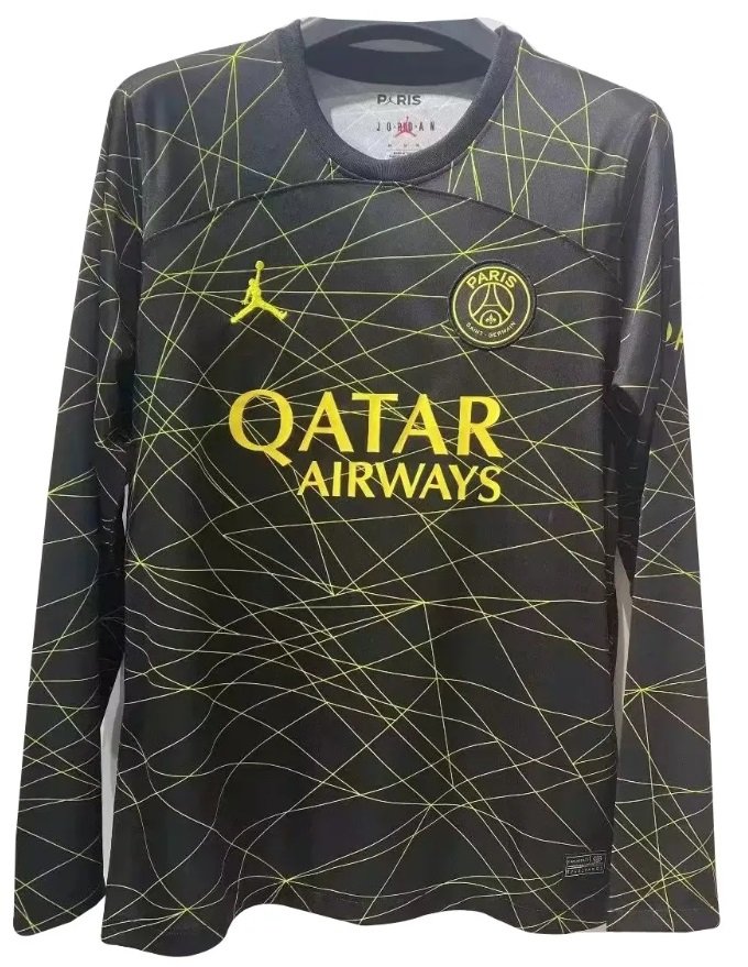 Camisa IV PSG 2022 2023 Air Jordan oficial manga comprida
